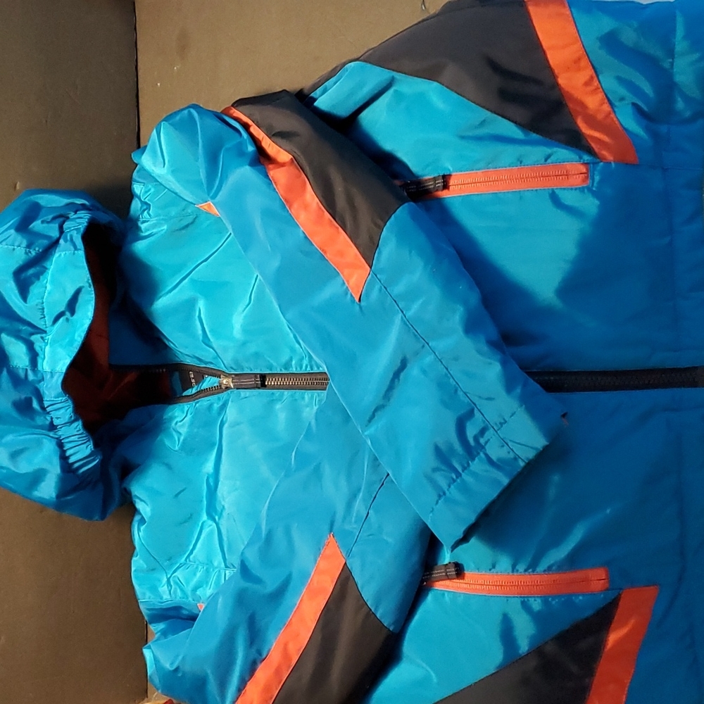 Lands’ End boys waterproof insulted parka Size 10-12